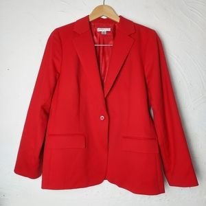 Pendleton Blazer Petite Size 12 Red
